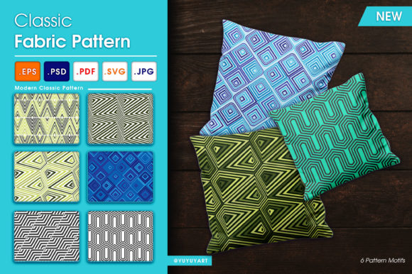 Abstract Cloth: A Modern Graphic Pattern for Local Business Branding