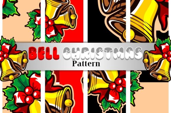 Bell Christmas Graphics for Crafting and Design