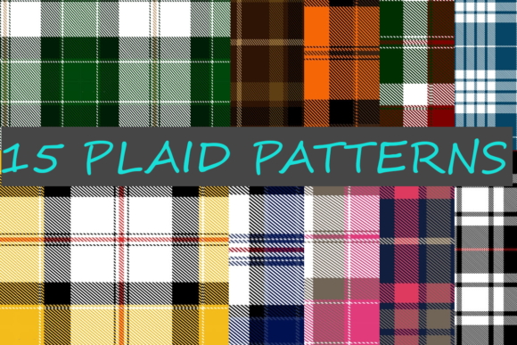 Buffalo Plaid Pattern for Graphic Design Projects