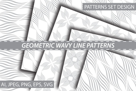 Geometric Wavy Line Pattern Review