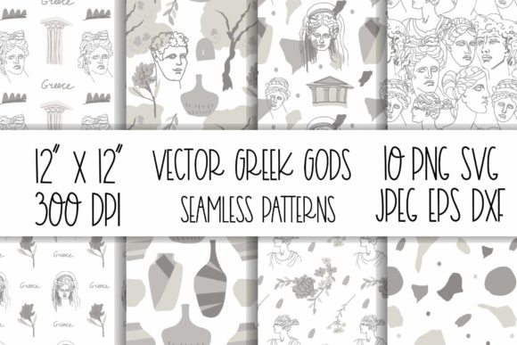 Greece Digital Scrapbook Paper Graphics
