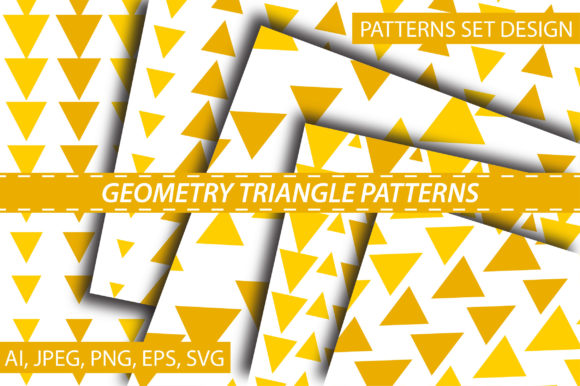 Minimalist Triangle Pattern for Branding and Graphics