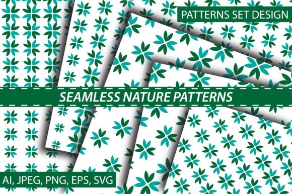 Nature Seamless Pattern Graphics for Creative Selling