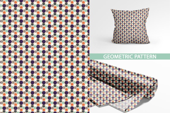Pattern with Geometric Shapes: A Graphic Design Asset for Modern Web Publishing