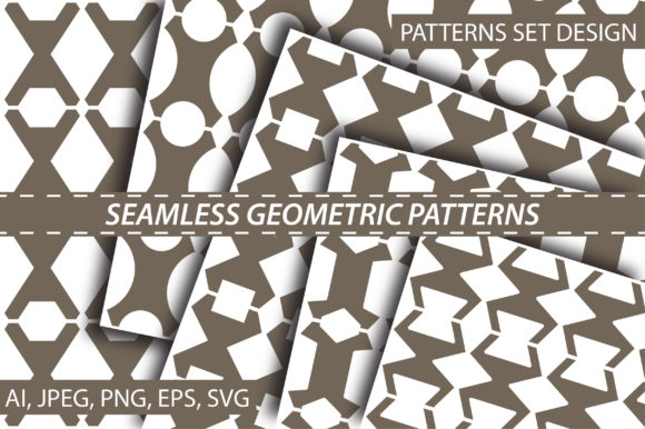 Seamless Basic Geometry Pattern for Graphics and Patterns