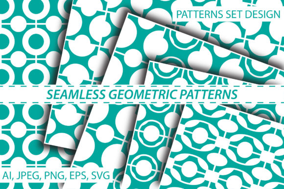 Seamless Basic Shape Pattern for Local Business Branding