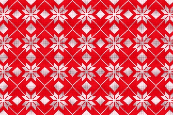 Seamless Winter Pattern for Local Business Branding