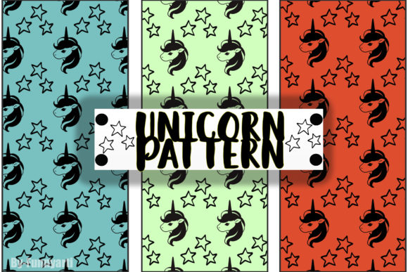 Unicorn Pattern Stylish Background Graphics